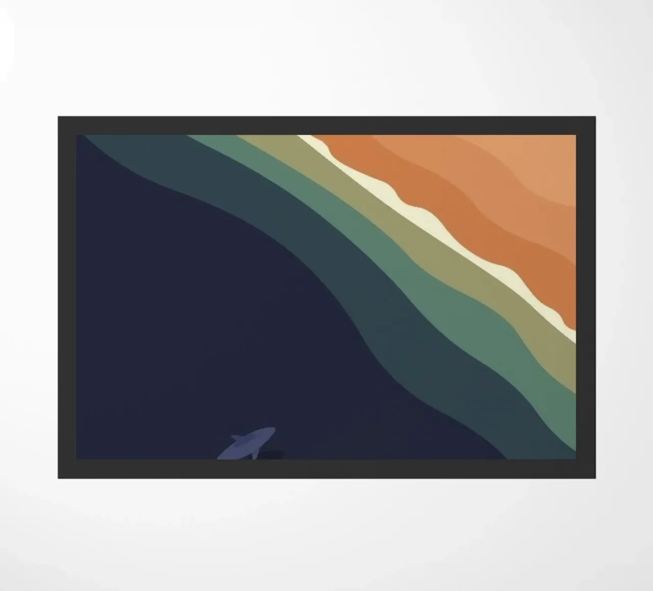 shoreline coast marine doormat by prindy