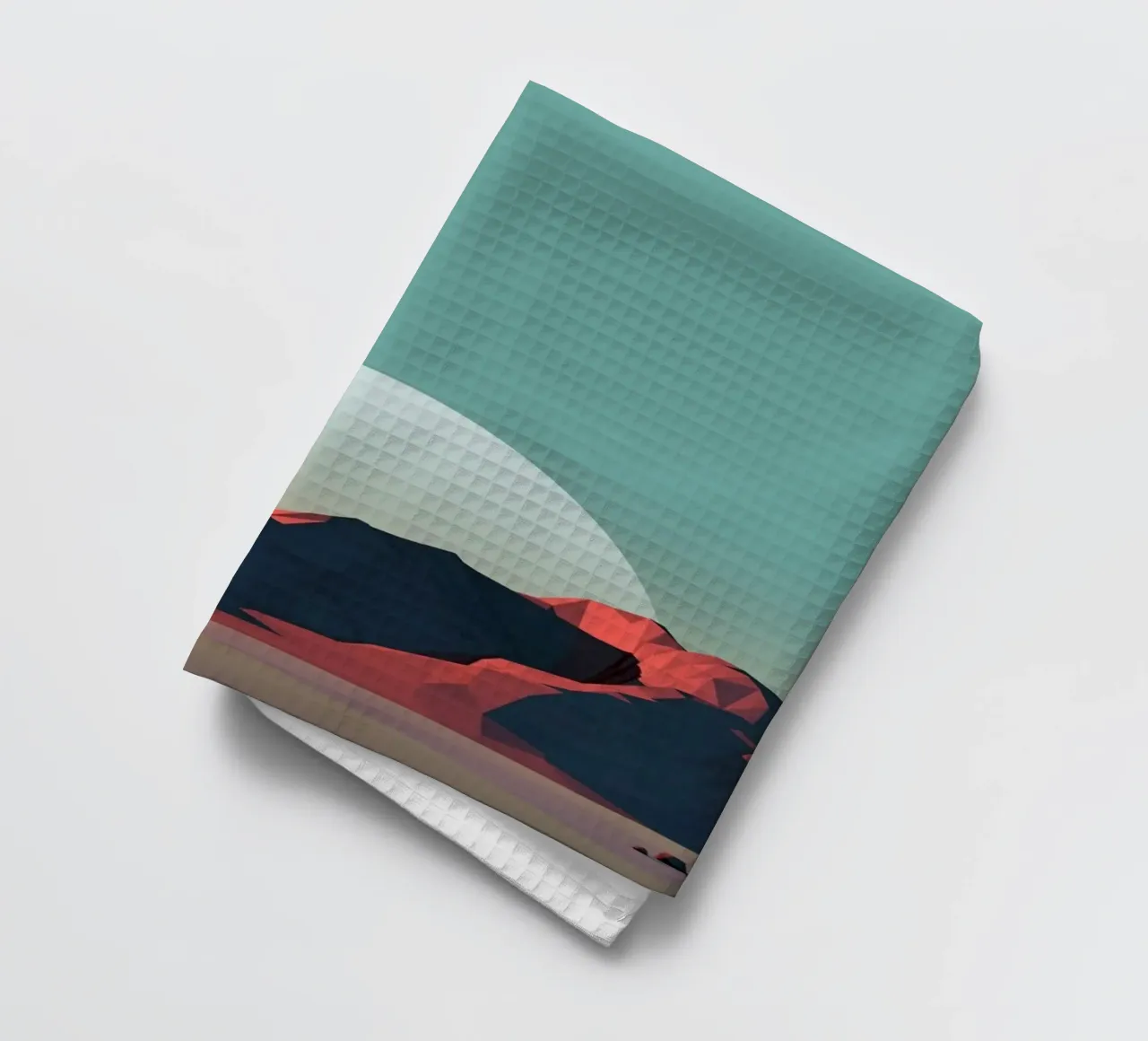 rocky natural light tea towel by prindy