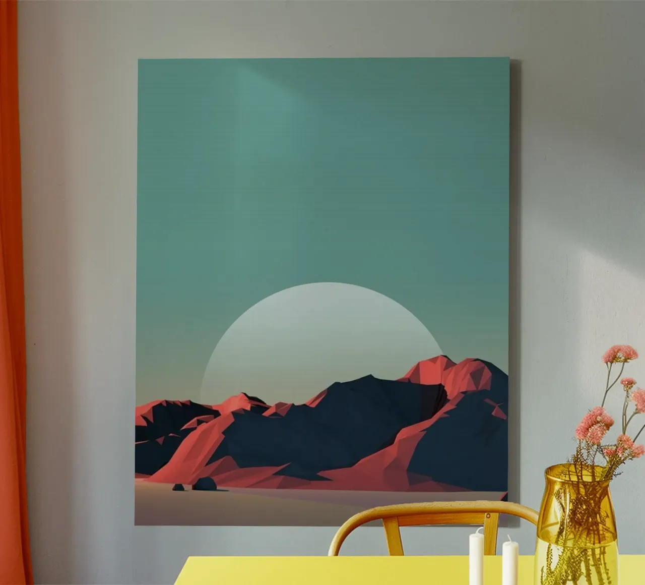 rocky natural light canvas by prindy