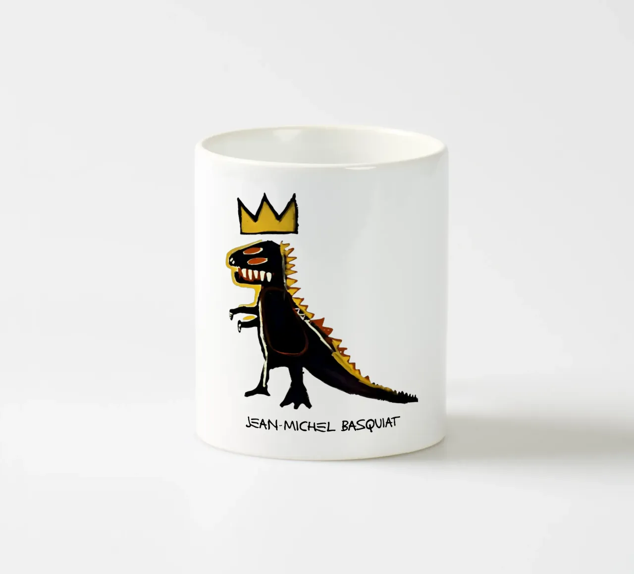 Jean Michel Basquiat 2 ceramic mug by https://www.juniqe.com/uk/shop/Henndraws