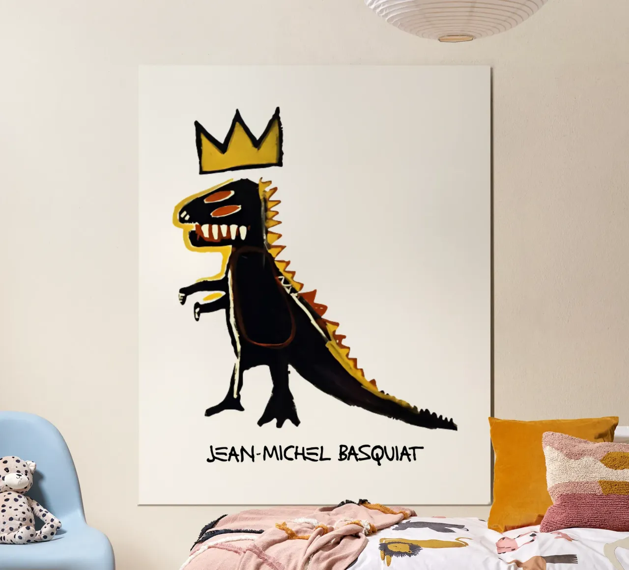 Jean Michel Basquiat 2 poster con telaio in plastica da https://www.juniqe.com/uk/shop/Henndraws