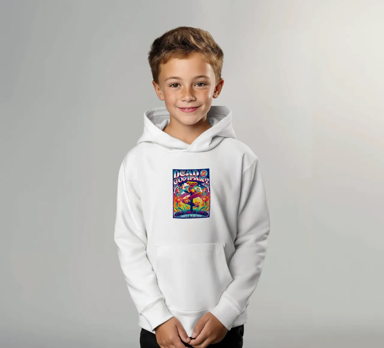 Scaletta Dead and Company 2021 felpa bambino con cappuccio da martina