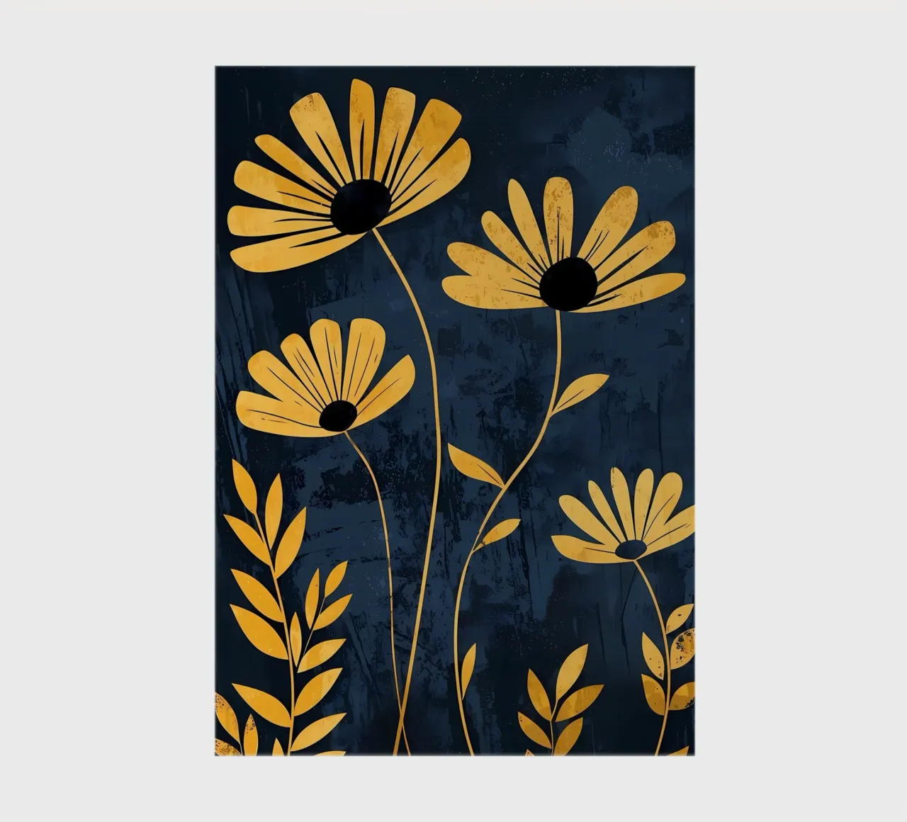 Minimalist Meadow Art notebook by Larry