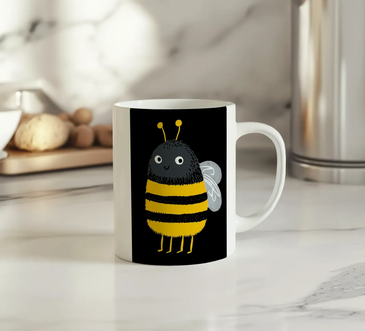 Bij tazza in ceramica da Pictura