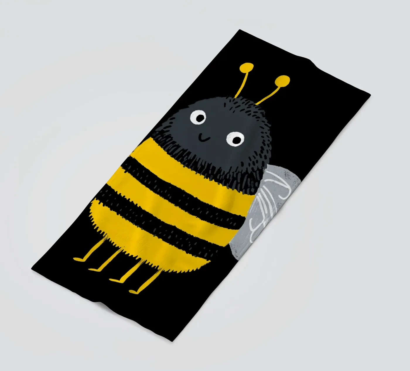 Bij strandhanddoek van Pictura