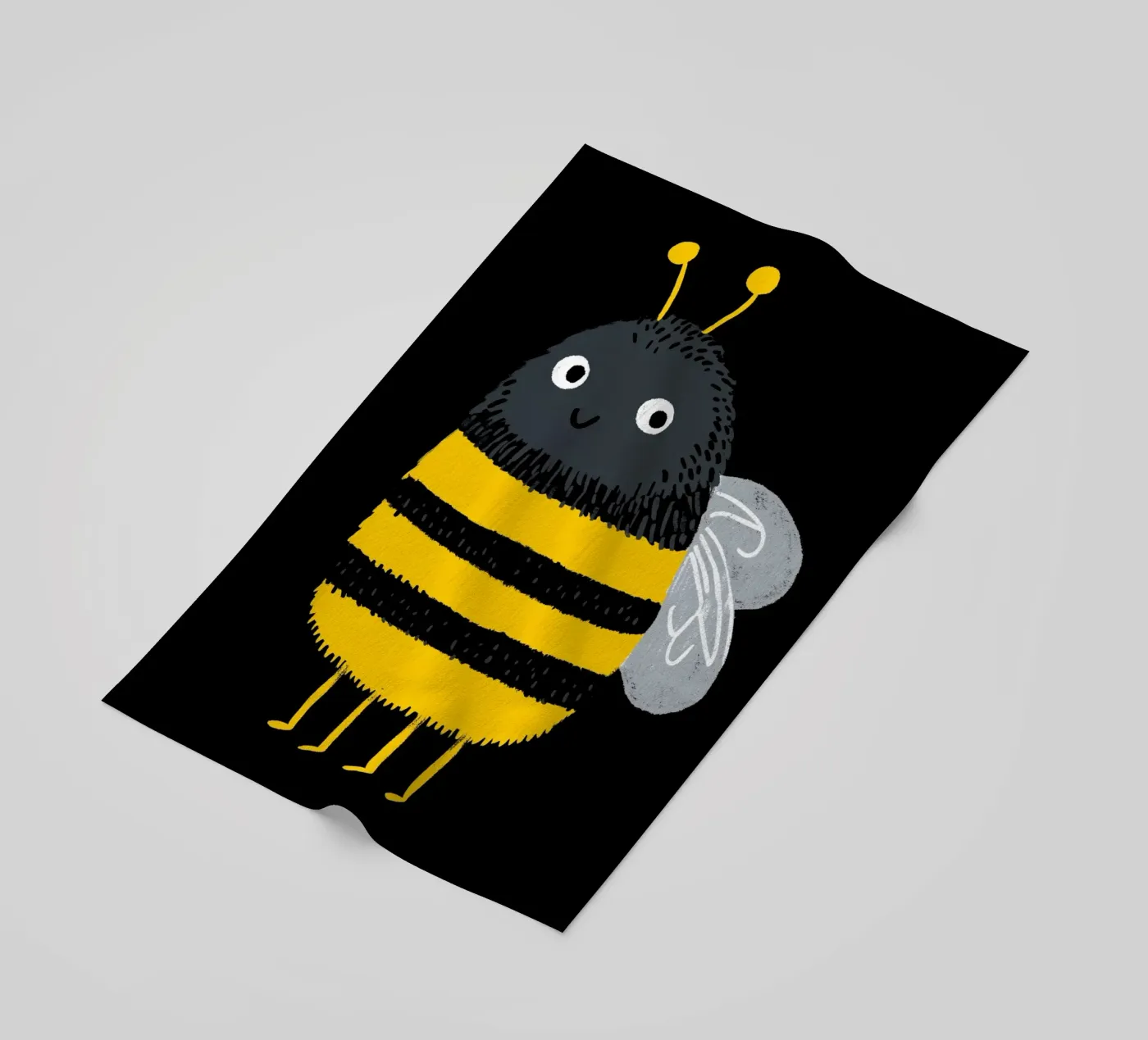 Bij strandhanddoek van Pictura
