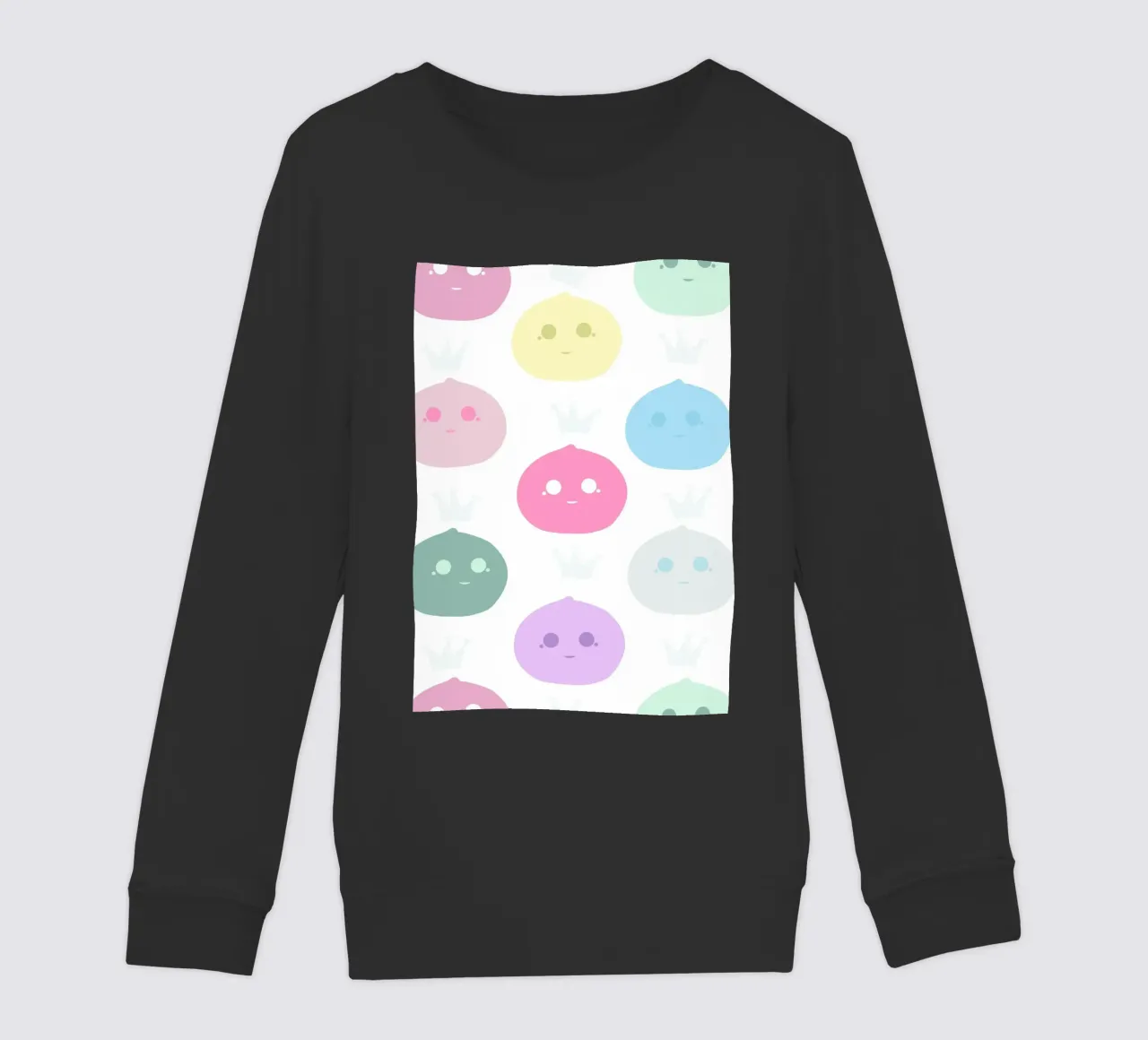 Mochi Queen pattern felpa bambino da gulsengunel