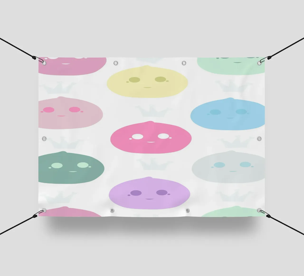 Mochi Queen pattern telo in pvc da gulsengunel