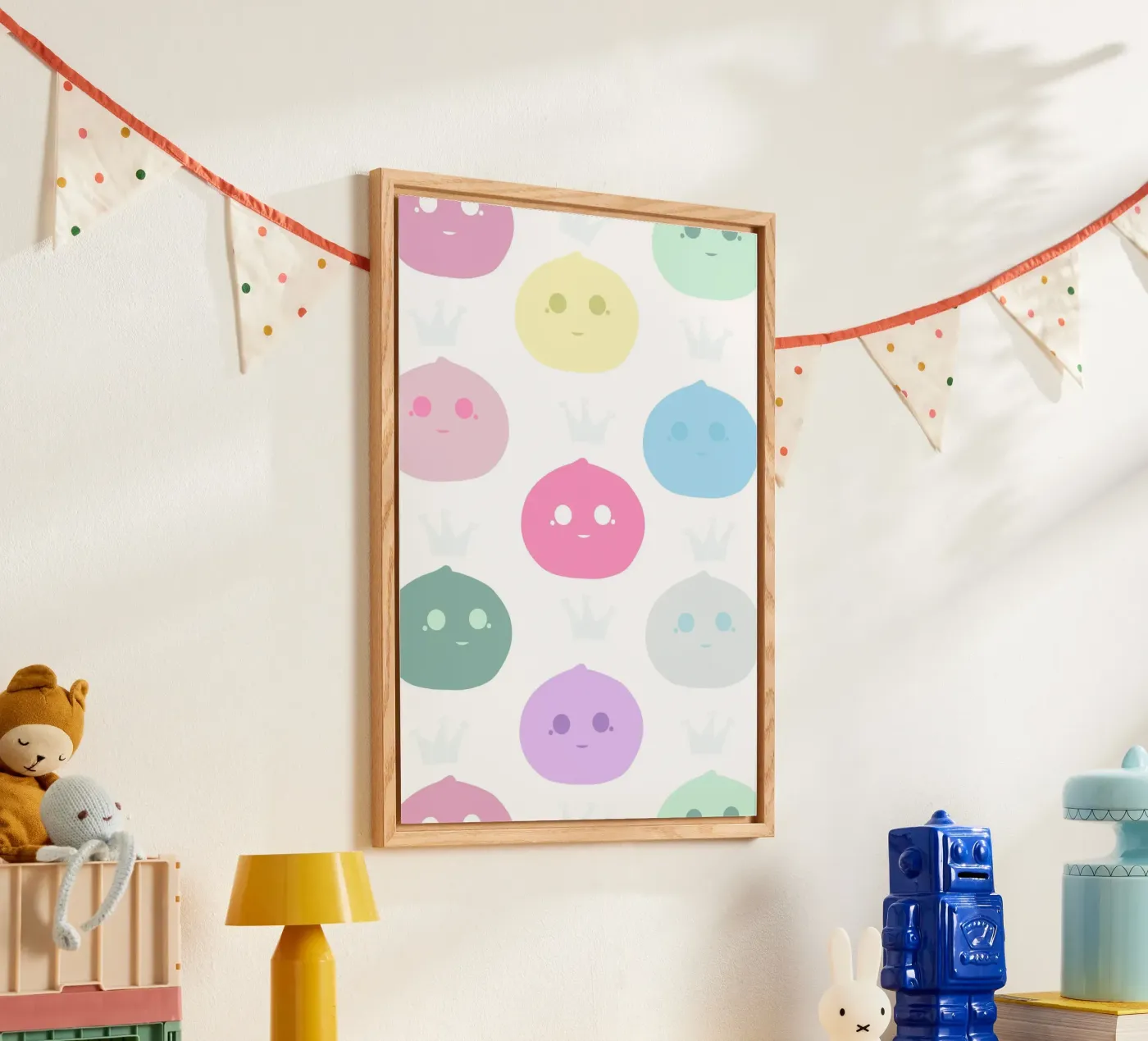 Mochi Queen pattern Acryl-Glas von gulsengunel