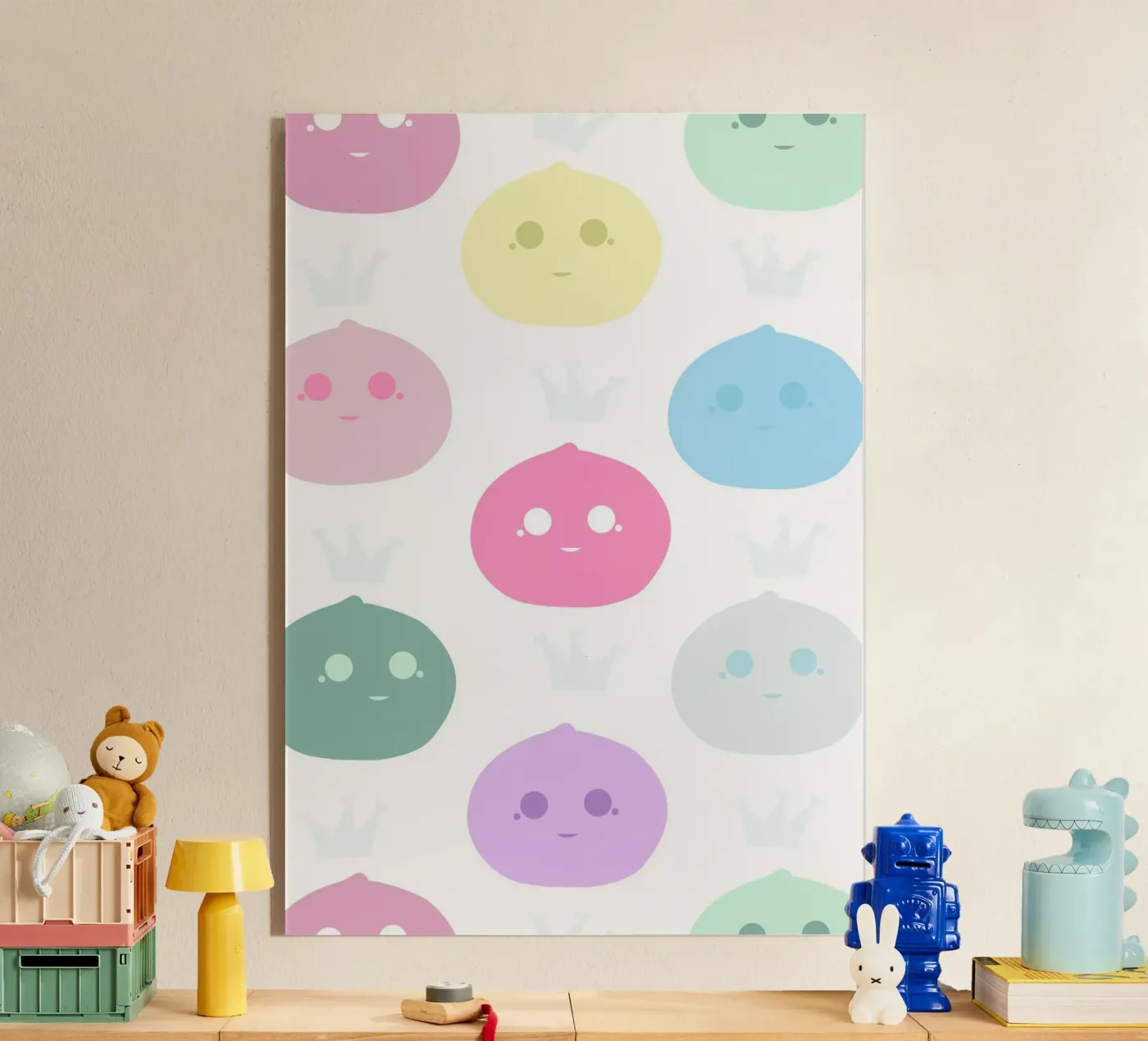 Mochi Queen pattern Acryl-Glas von gulsengunel