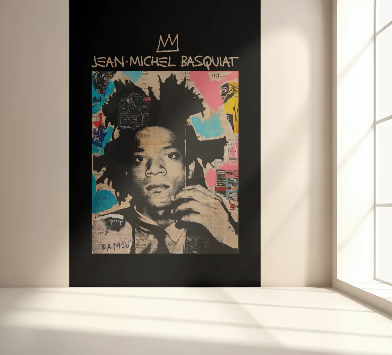 Jean Michel Basquiat 3 Fototapete von https://www.juniqe.com/uk/shop/Henndraws