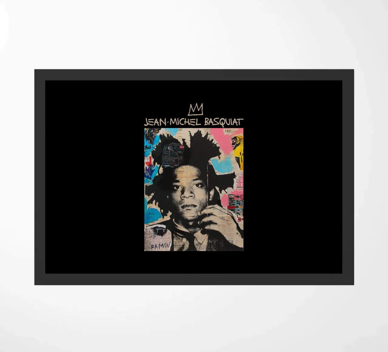 Jean Michel Basquiat 3 zerbino da https://www.juniqe.com/uk/shop/Henndraws