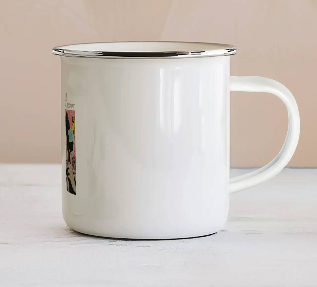 Jean Michel Basquiat 3 tazza in smalto da https://www.juniqe.com/uk/shop/Henndraws