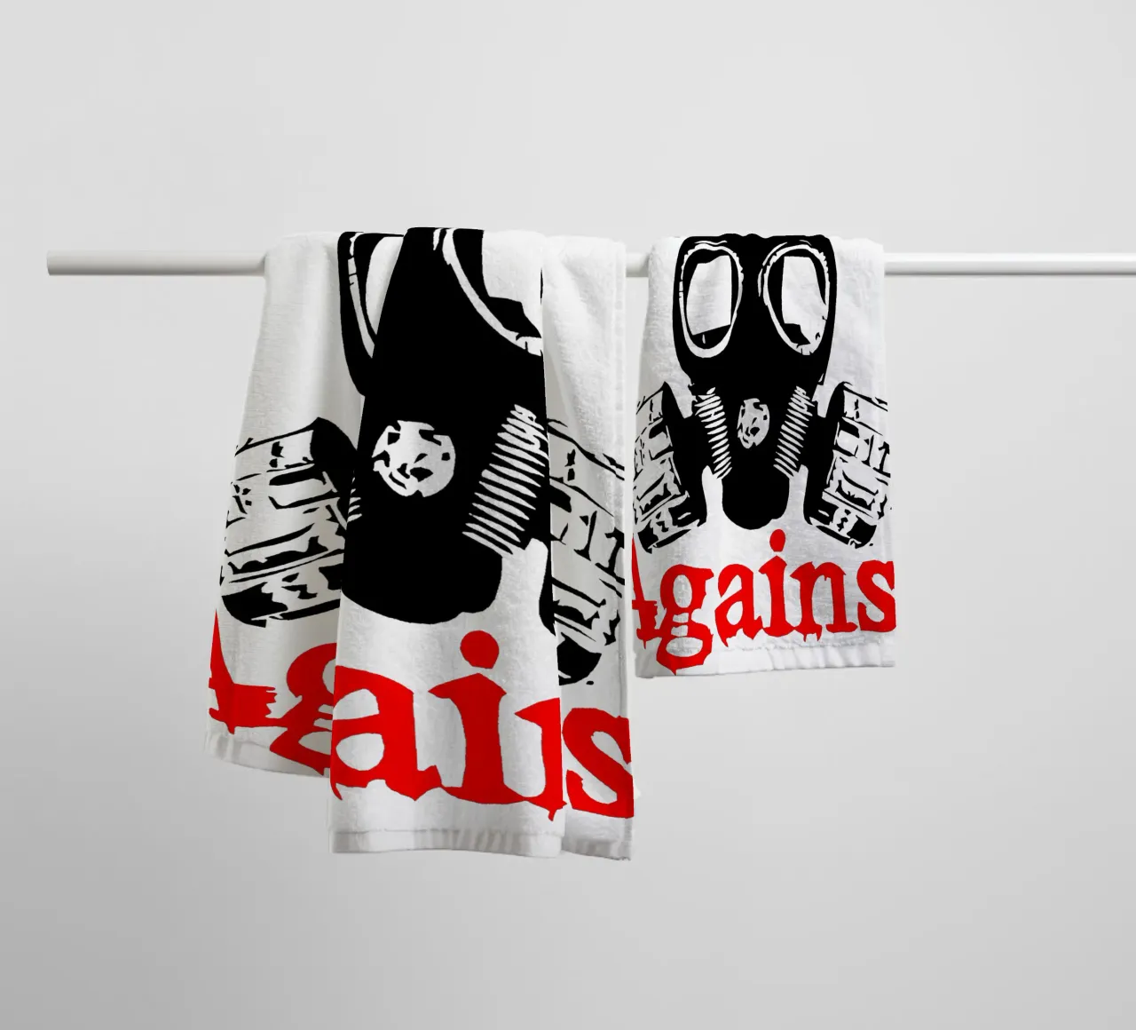 Maglietta The Mask Rock Band Classic asciugamano da bagno da hanan1204
