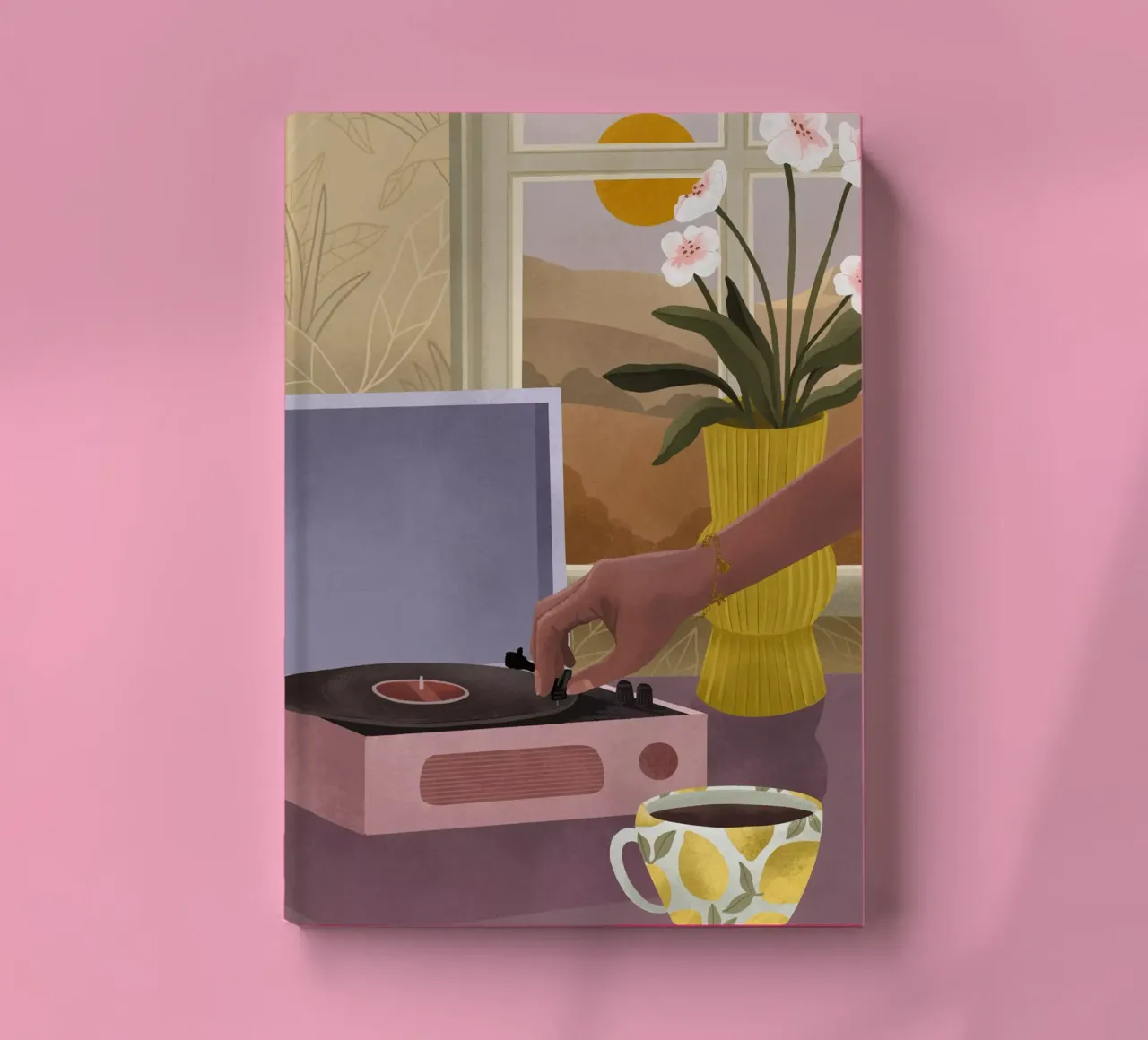 Stop the Record notebook by Goed Blauw