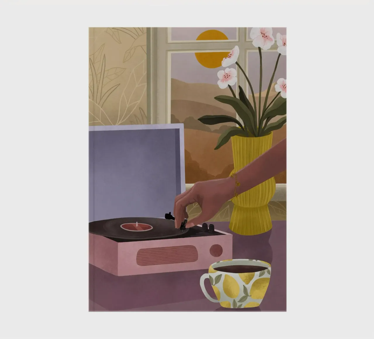 Stop the Record notebook by Goed Blauw