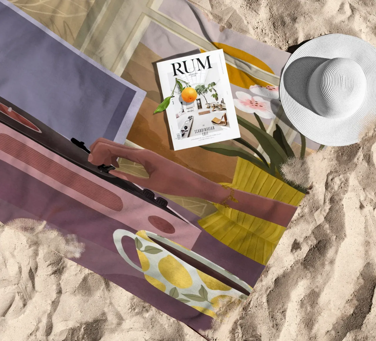 Stop the Record telo mare da Goed Blauw