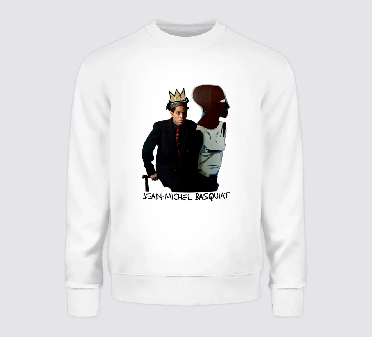 Jean Michel Basquiat 4 Sweatshirt von https://www.juniqe.com/uk/shop/Henndraws