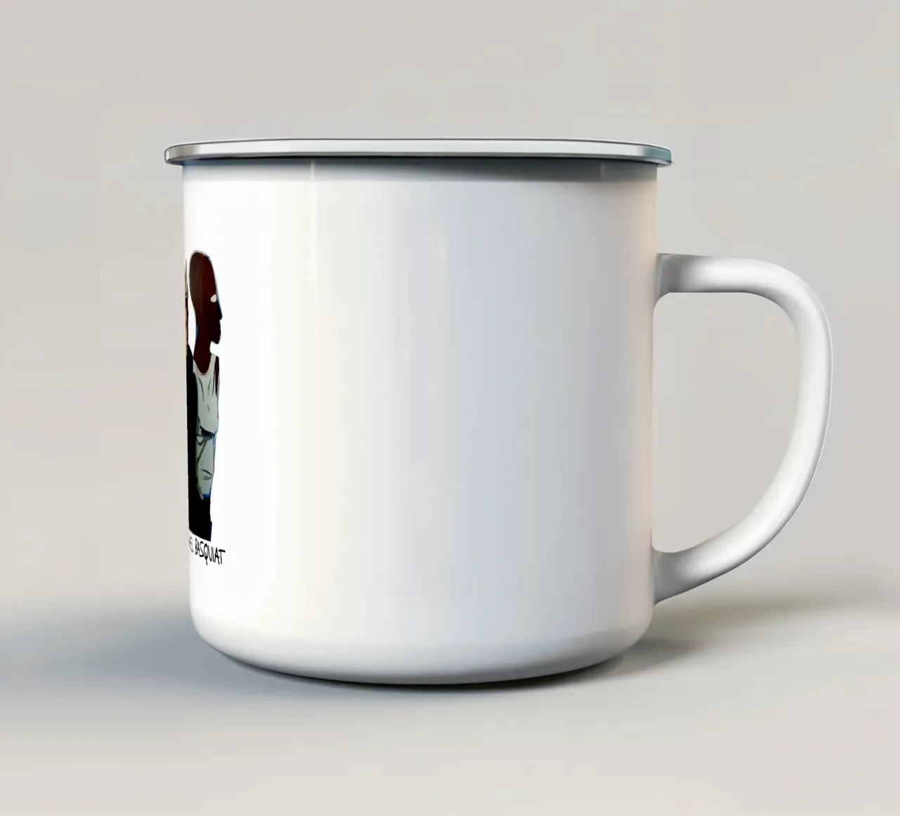Jean Michel Basquiat 4 tazza in smalto da https://www.juniqe.com/uk/shop/Henndraws