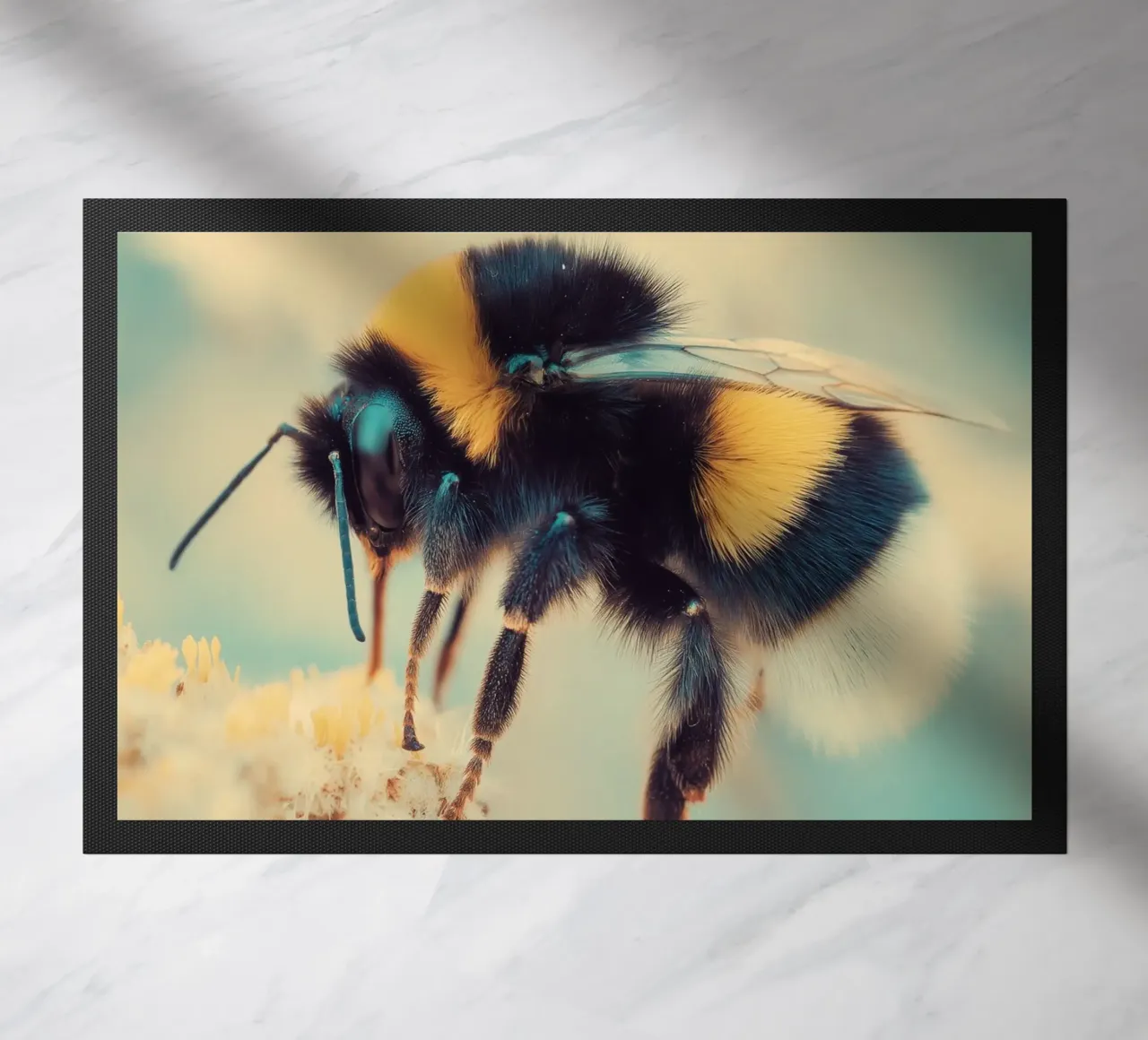 Bumblebee doormat by Pictura