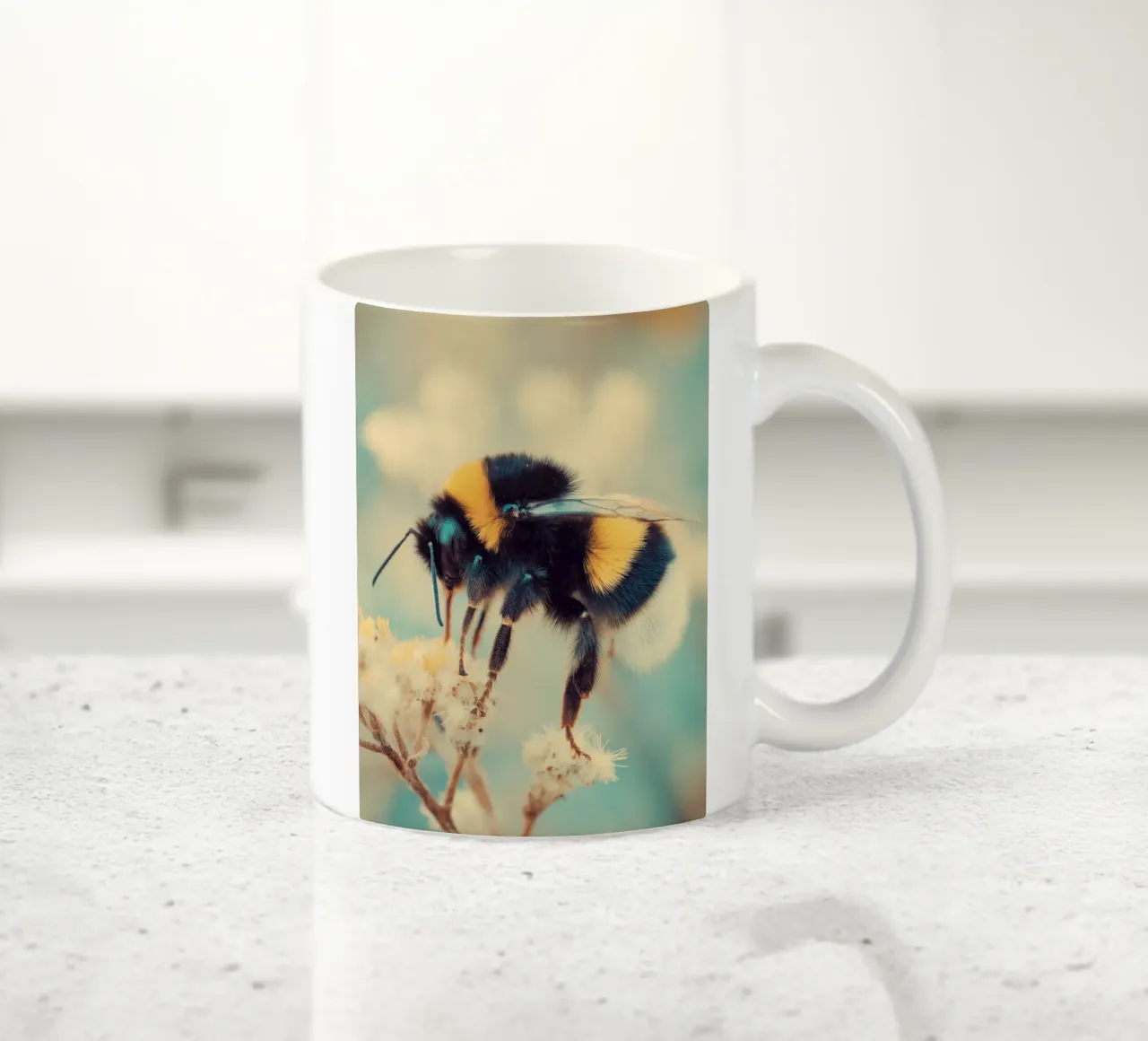 Bumblebee ceramic mug by Pictura
