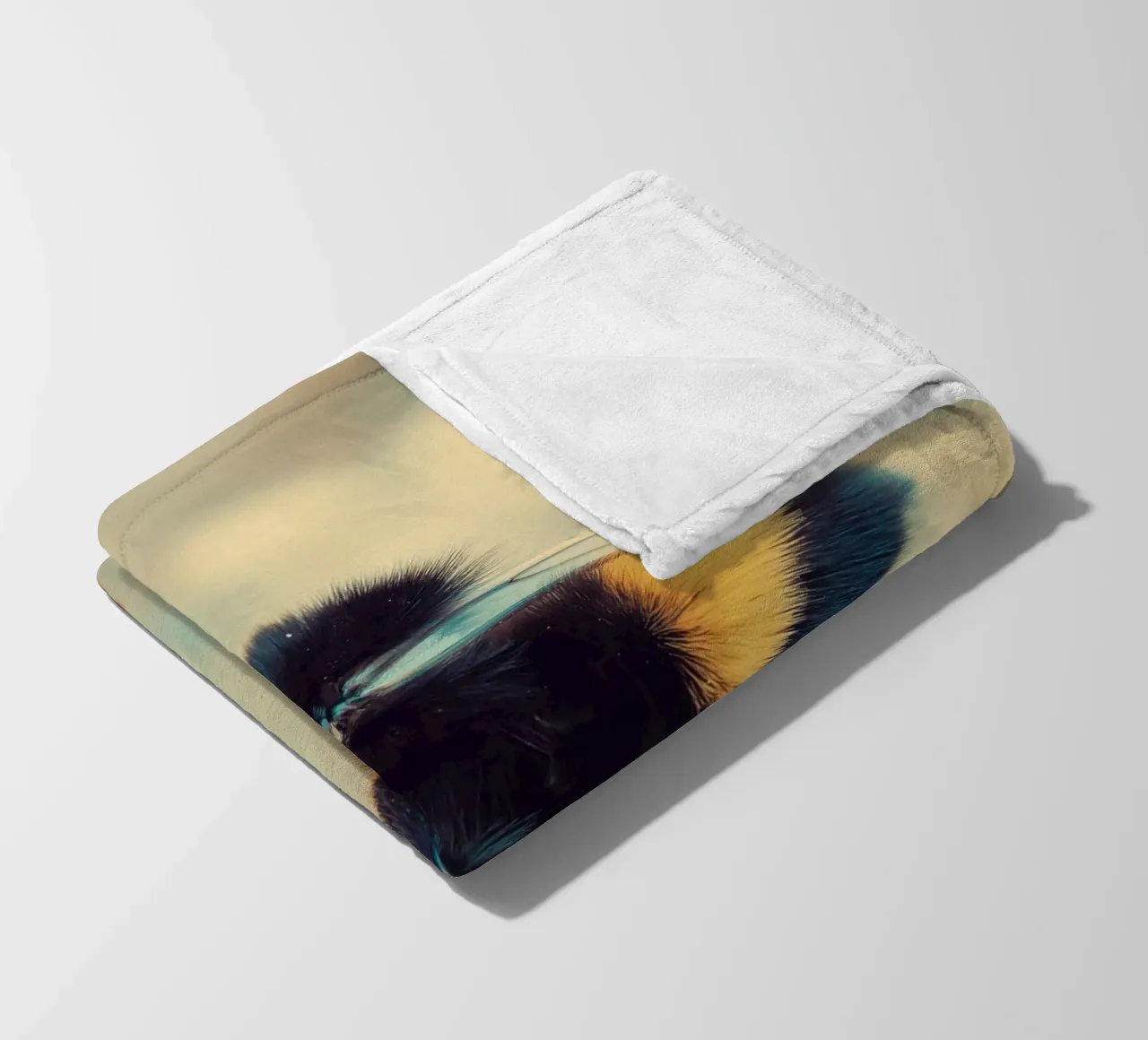 Bumblebee fleece blanket by Pictura