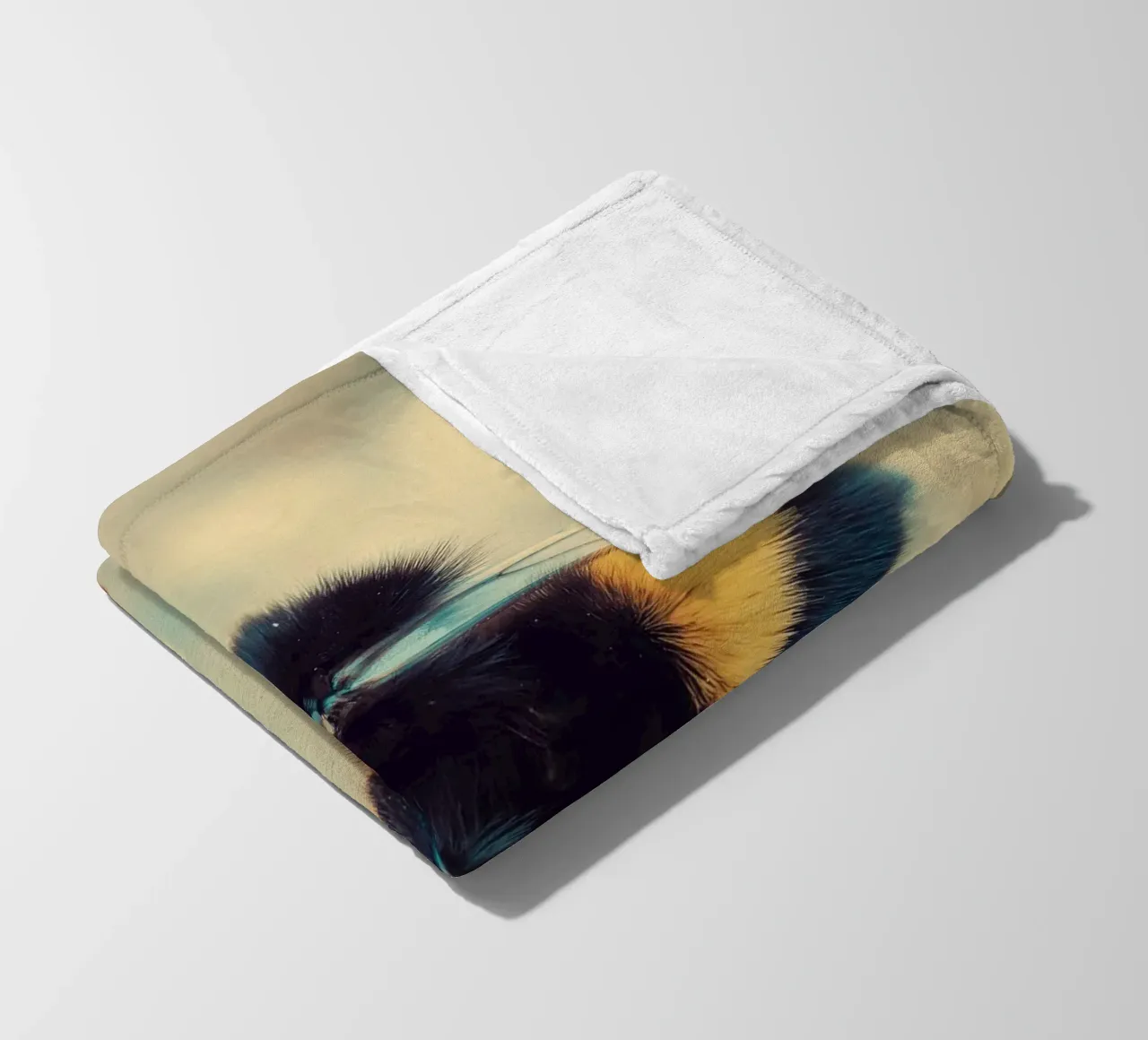 Bumblebee fleece blanket by Pictura