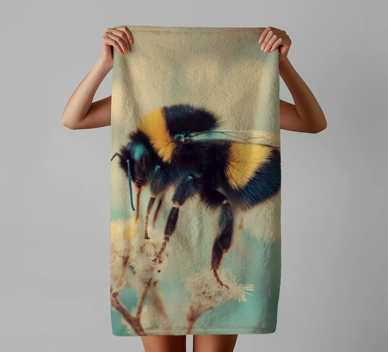 Bumblebee towel by Pictura