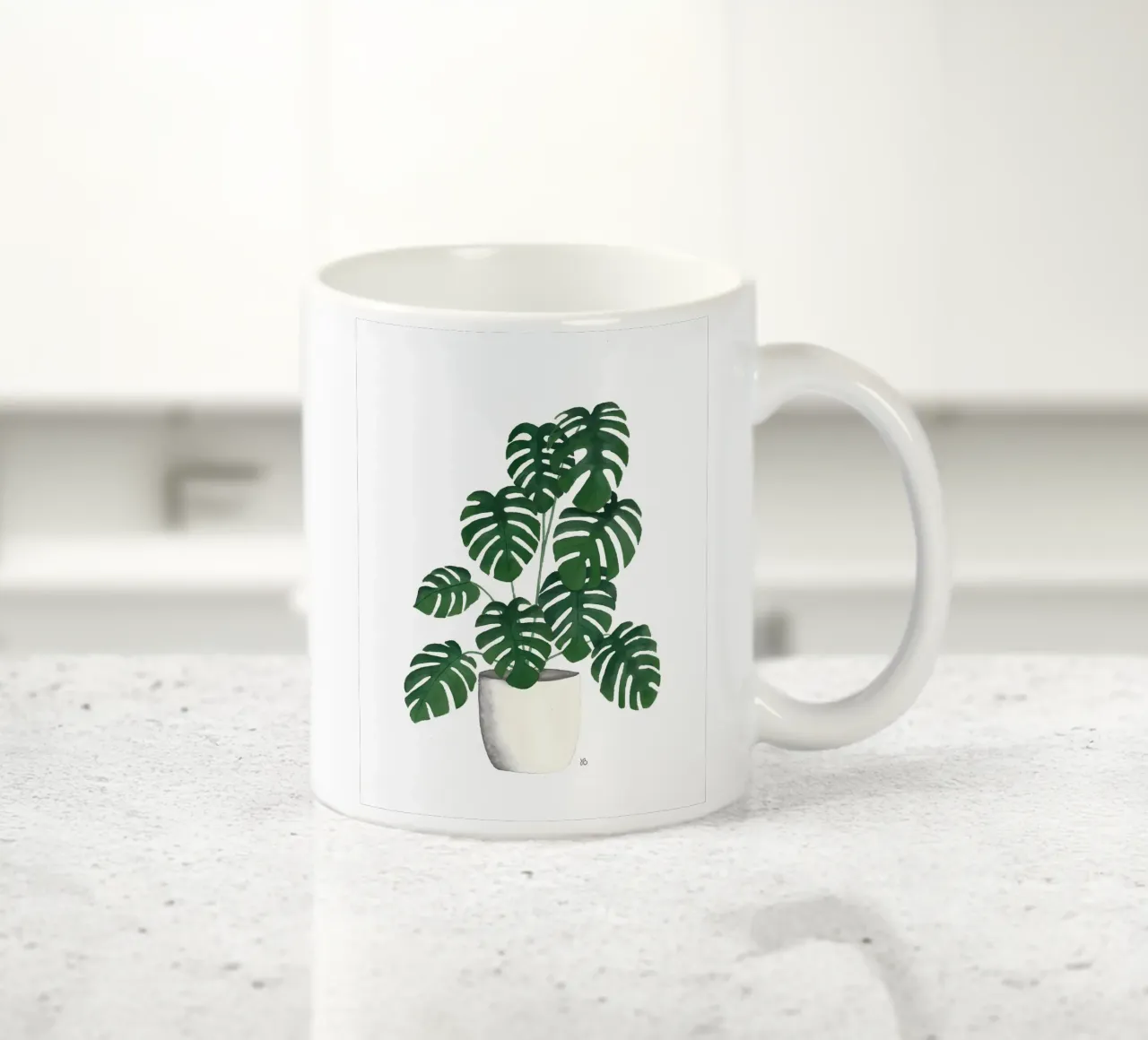 Pianta Monstera tazza in ceramica da Larry