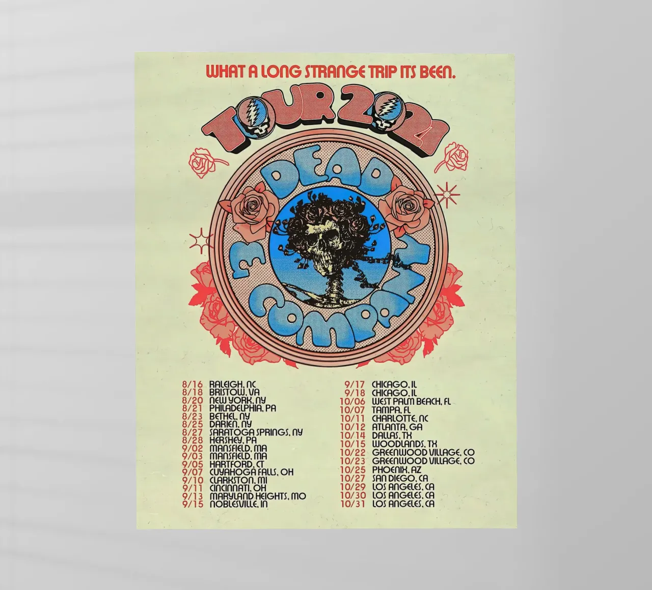 date del tour di dead and company pellicola backlit da martina