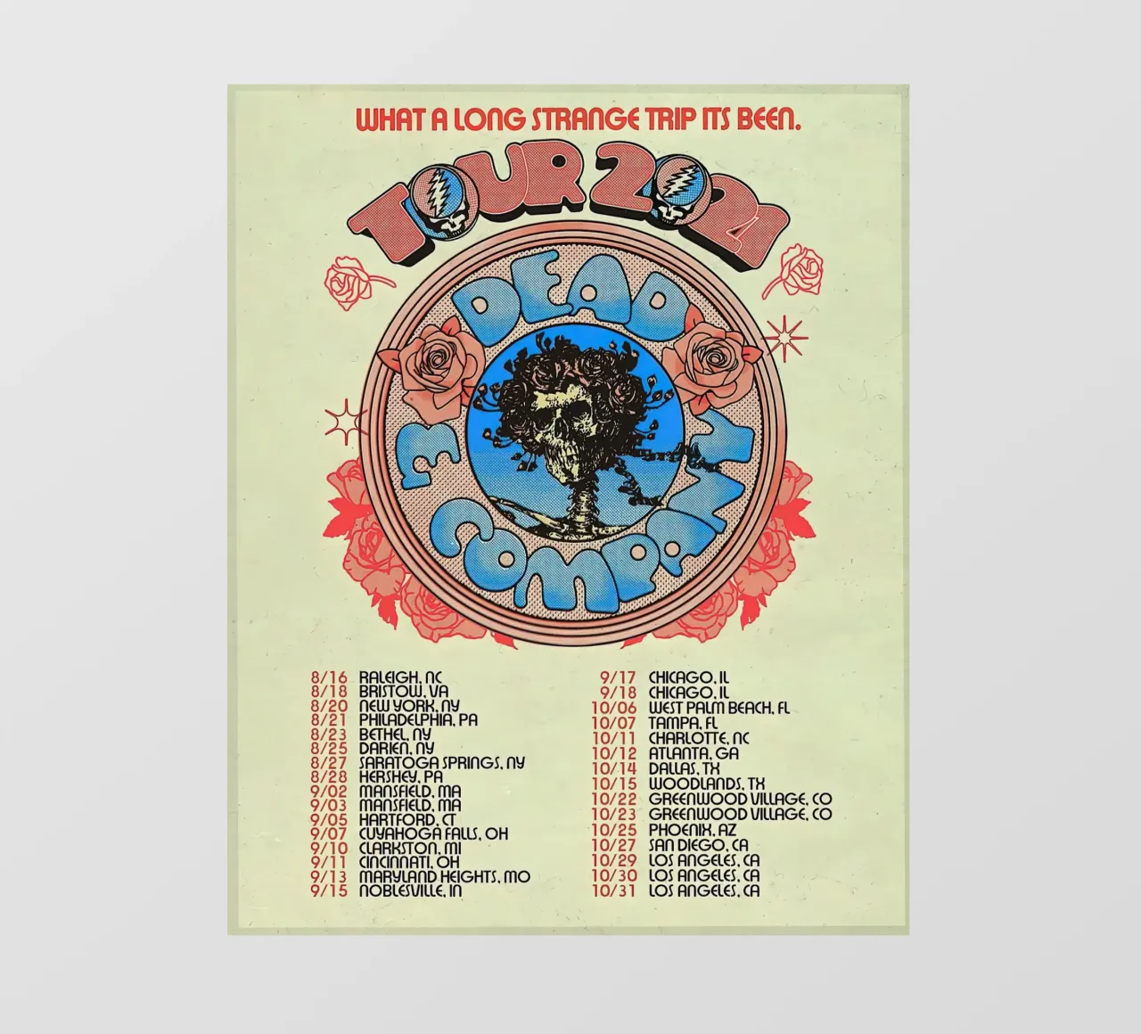 date del tour di dead and company pellicola backlit da martina