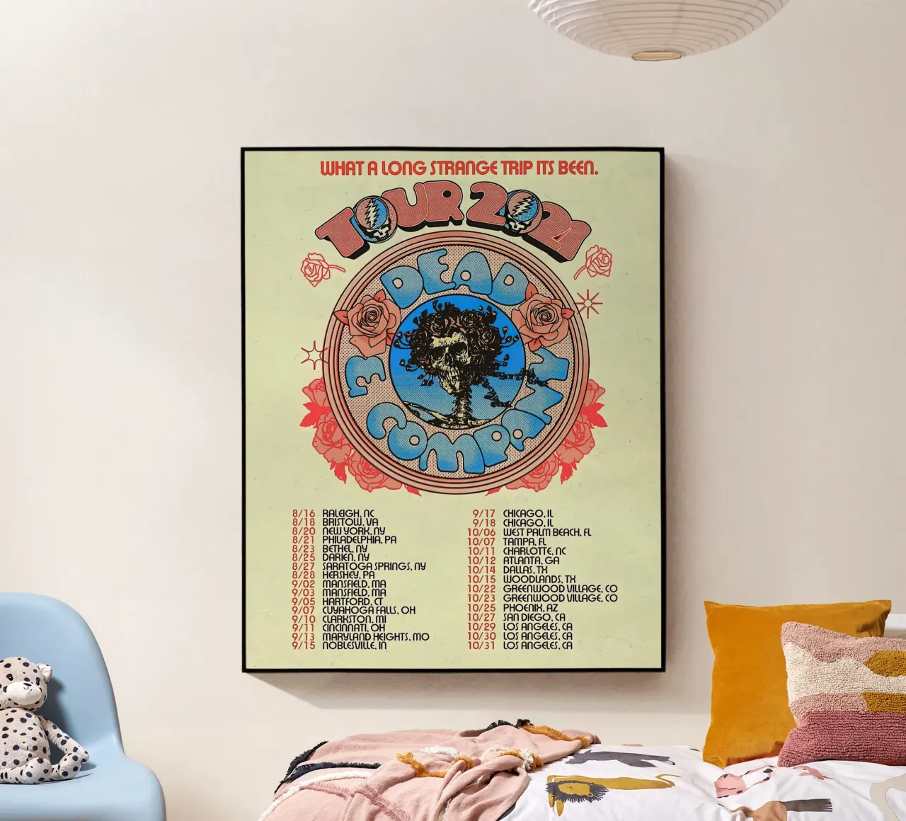 dead and company tour data acryl van martina