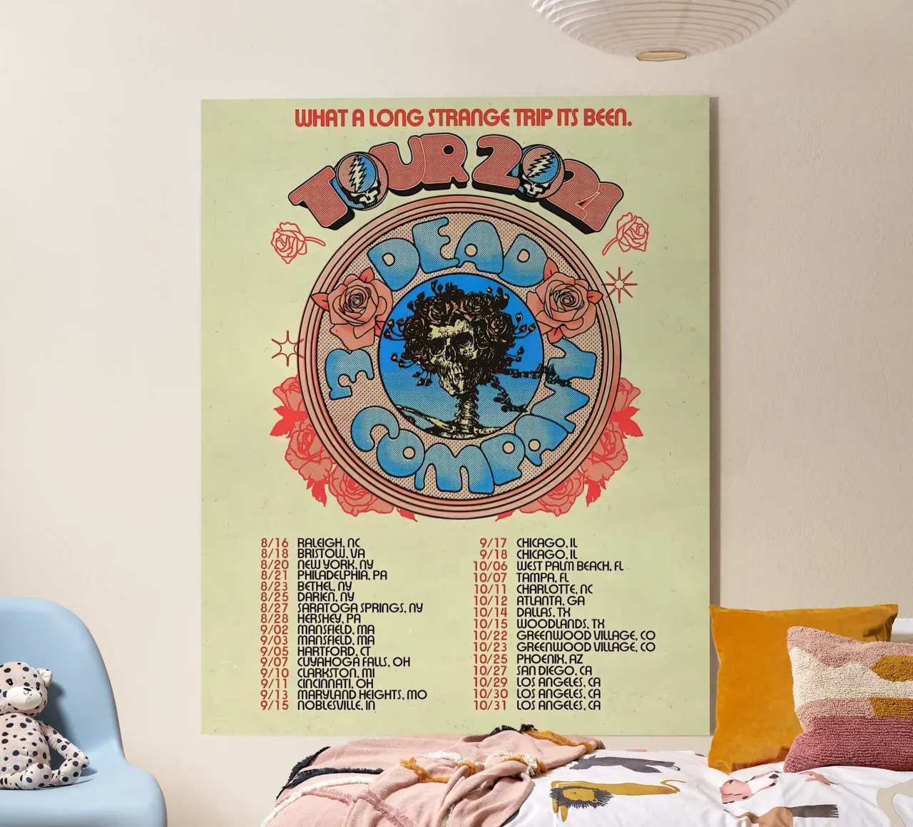 dead and company tour data acryl van martina