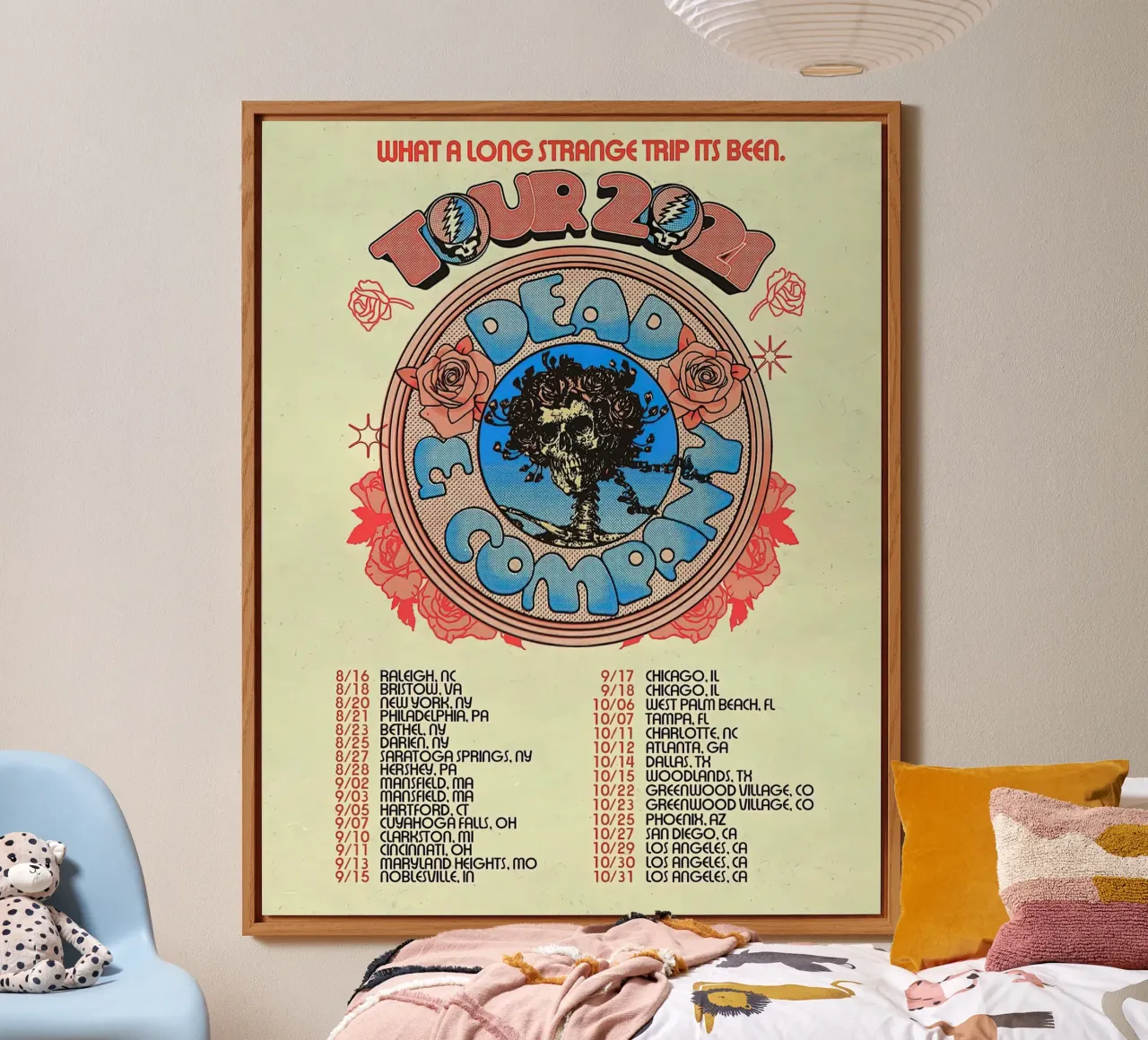 dead and company tour dates alu-dibond by martina