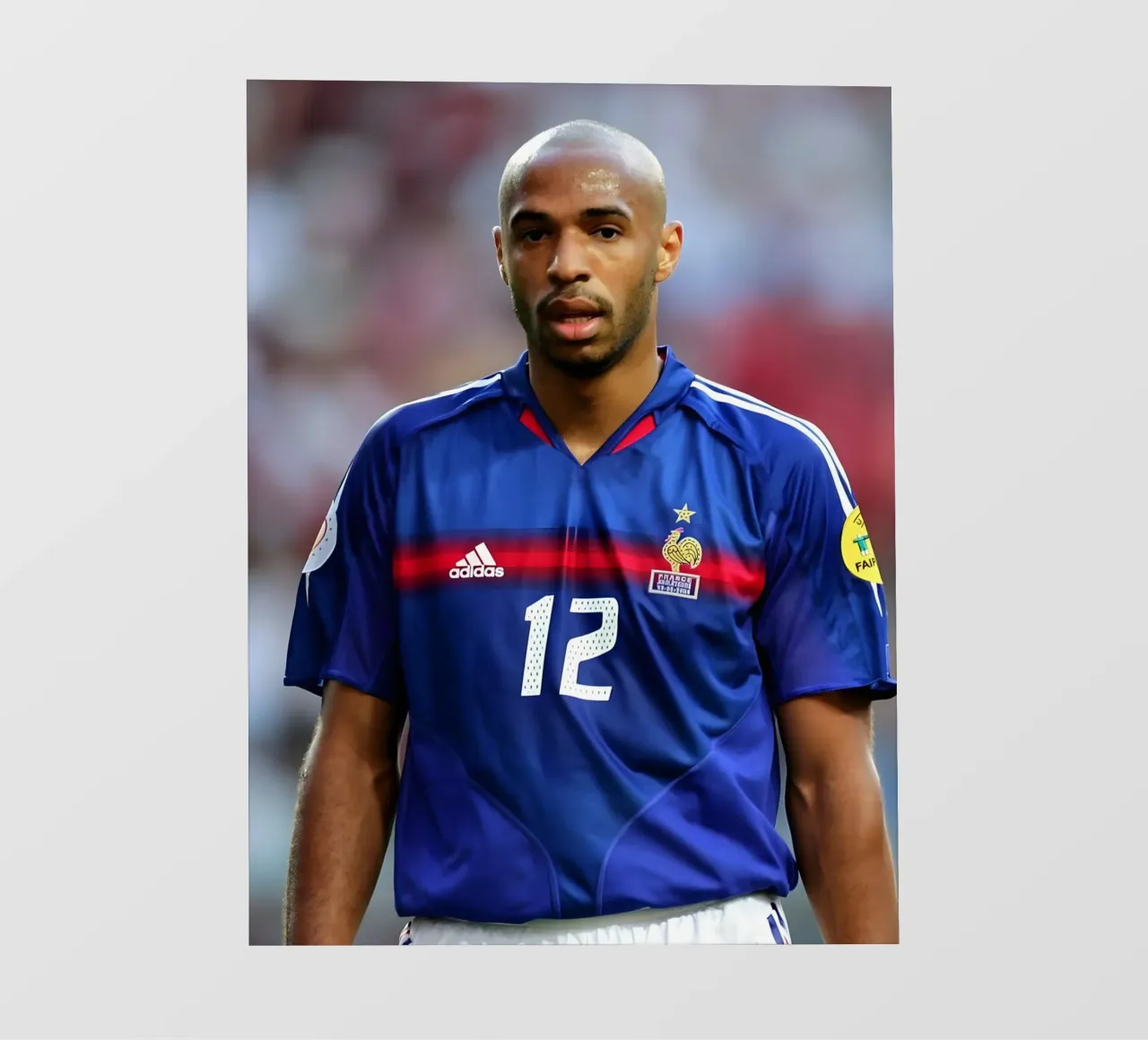 Thierry Henry telo in pvc da Low poly art