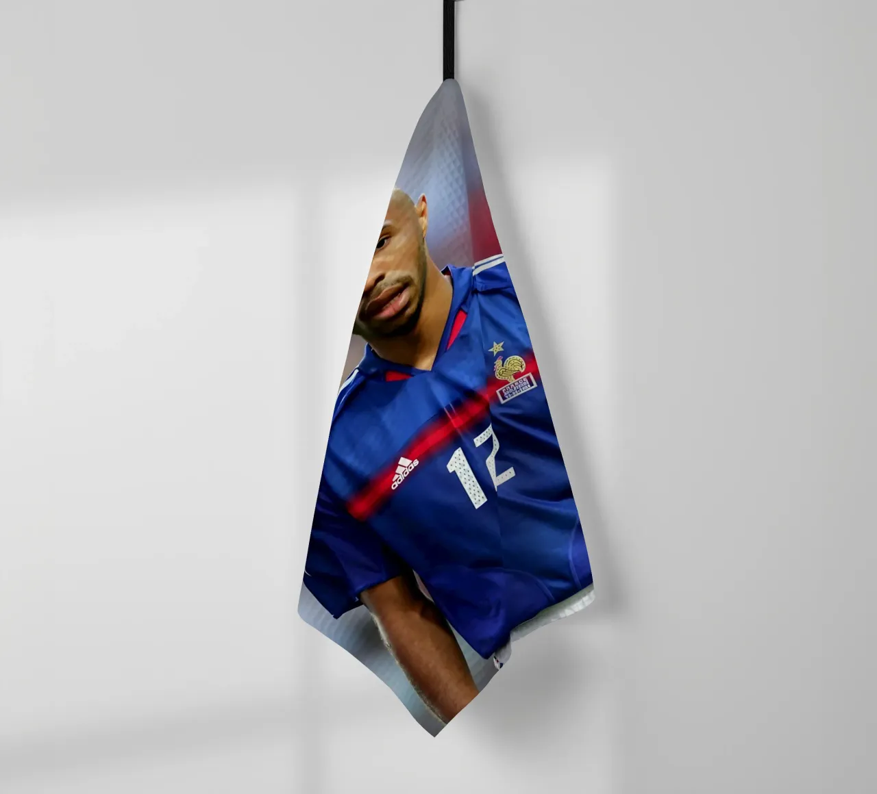 Thierry Henry tea towel by Low poly art