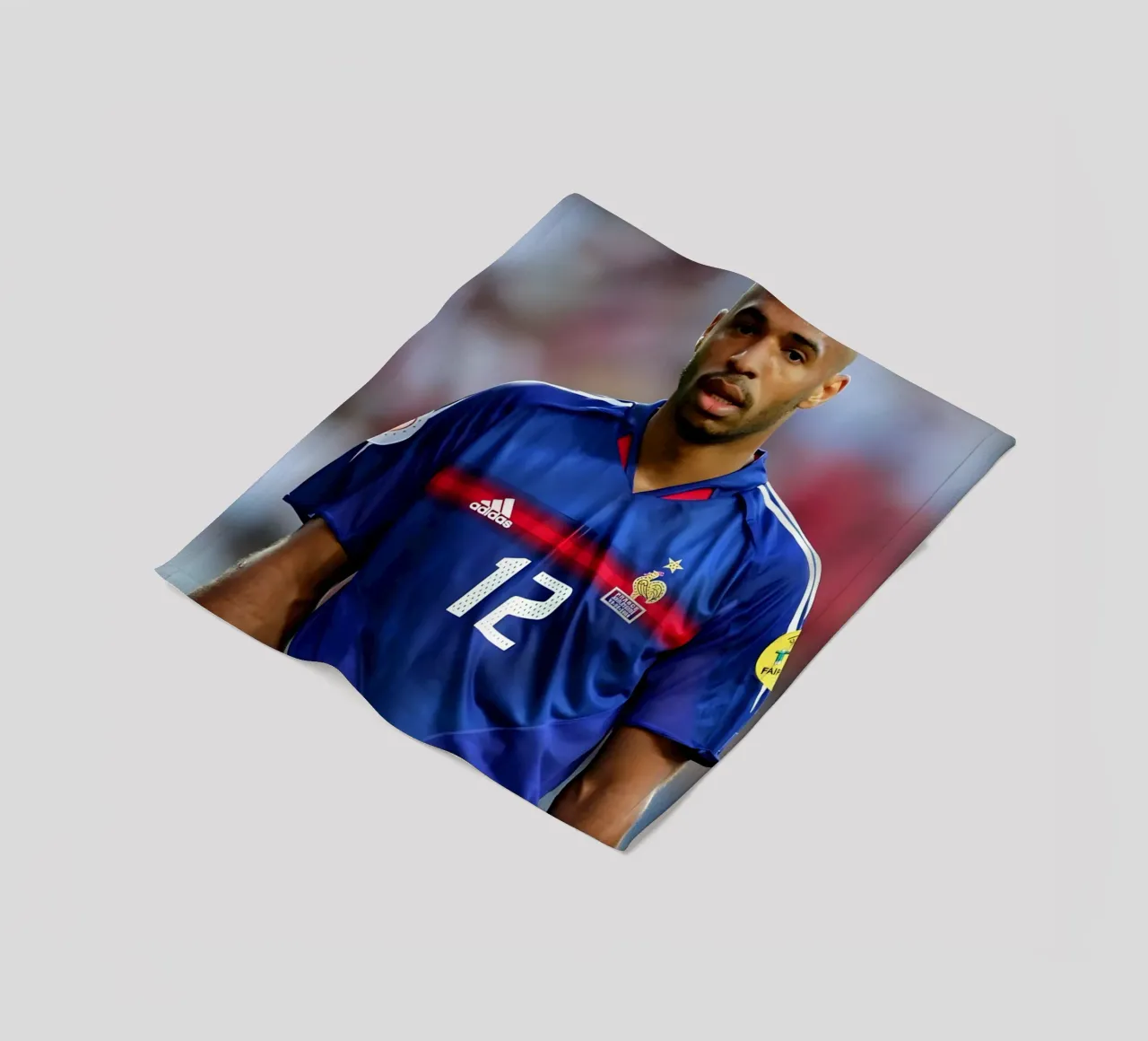Thierry Henry coperta in pile da Low poly art