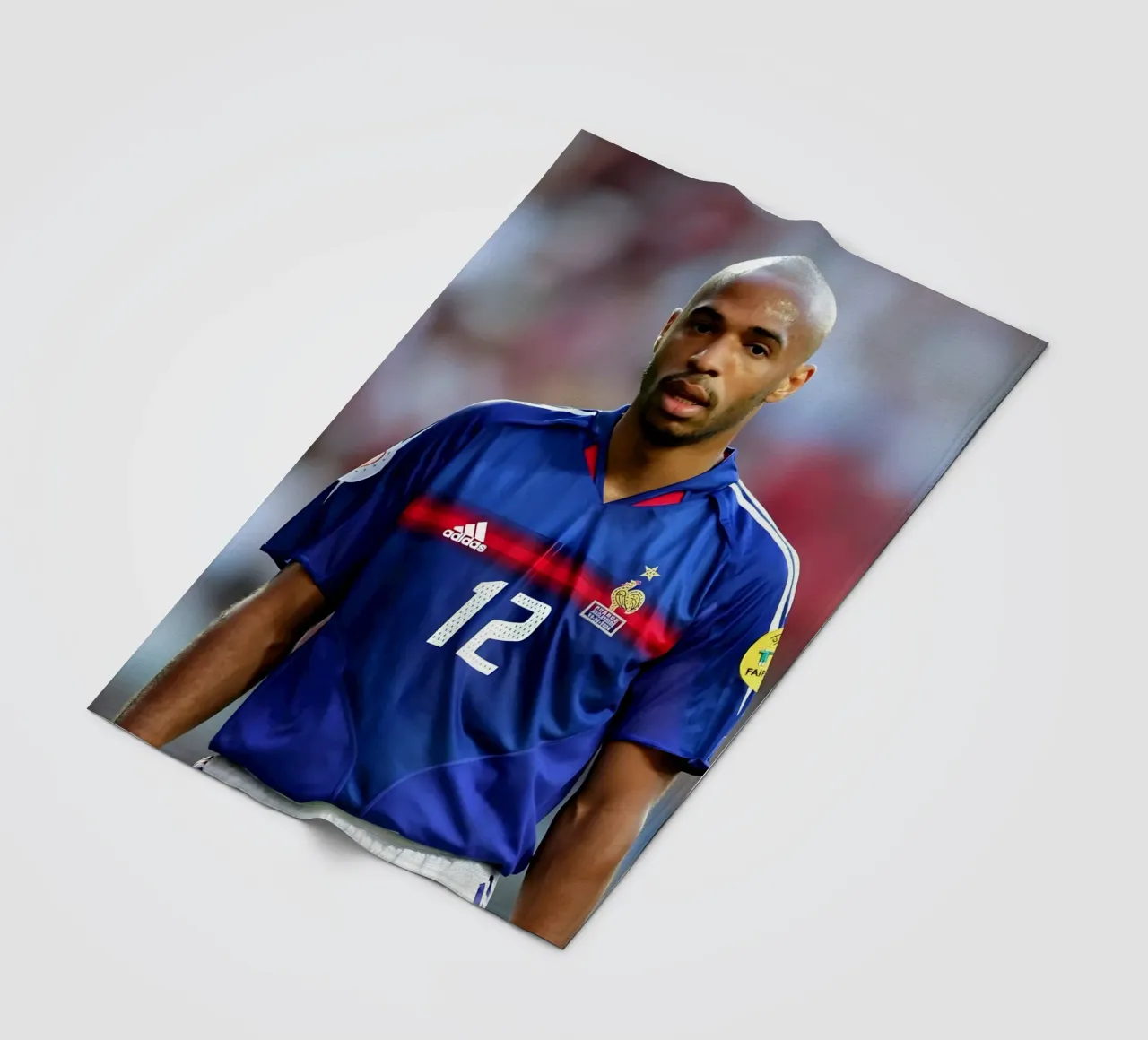 Thierry Henry coperta in pile da Low poly art