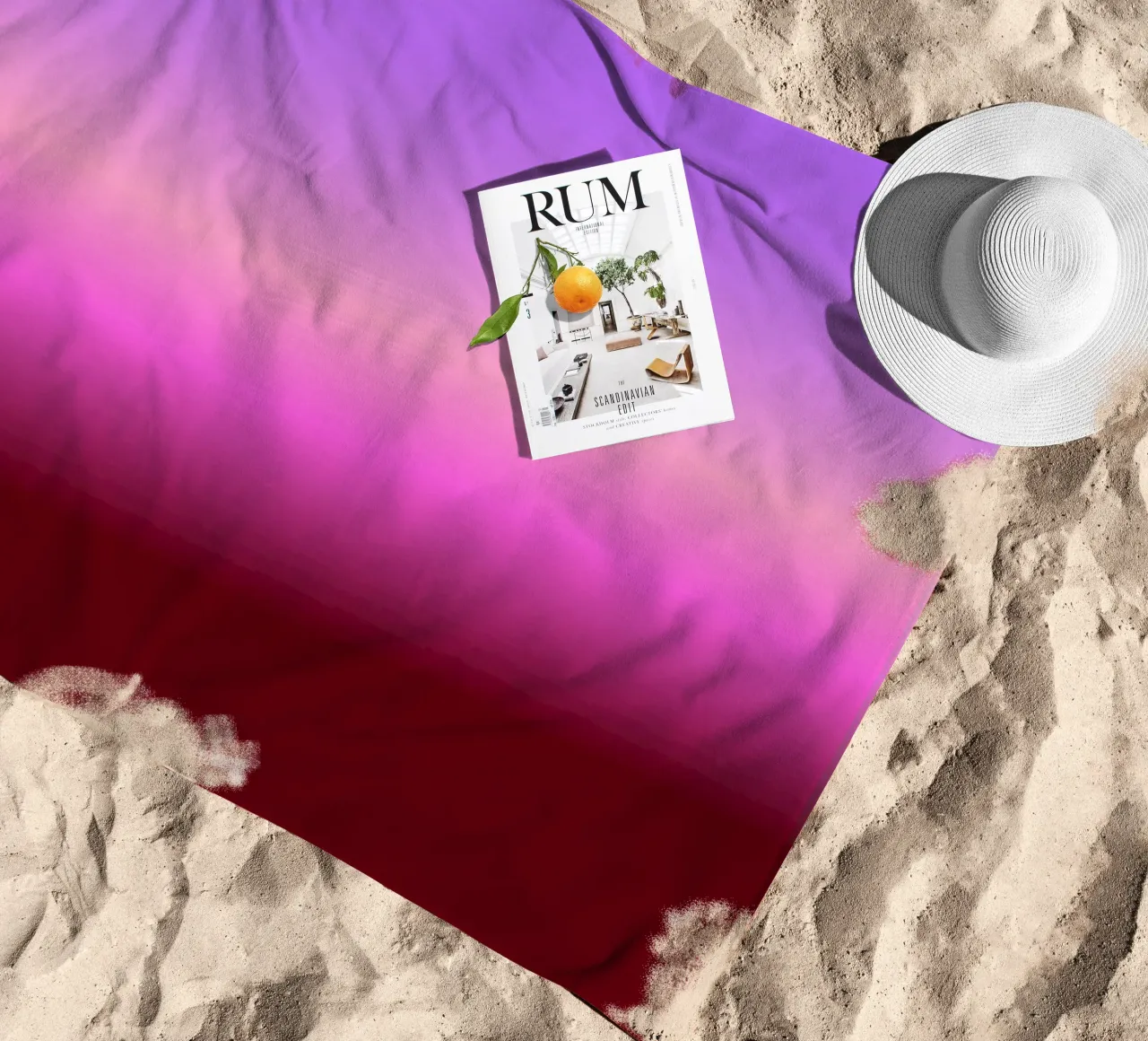 BUTTERFLY OF SEXUALITY beach towel by ÂME LIBRE STUDIO