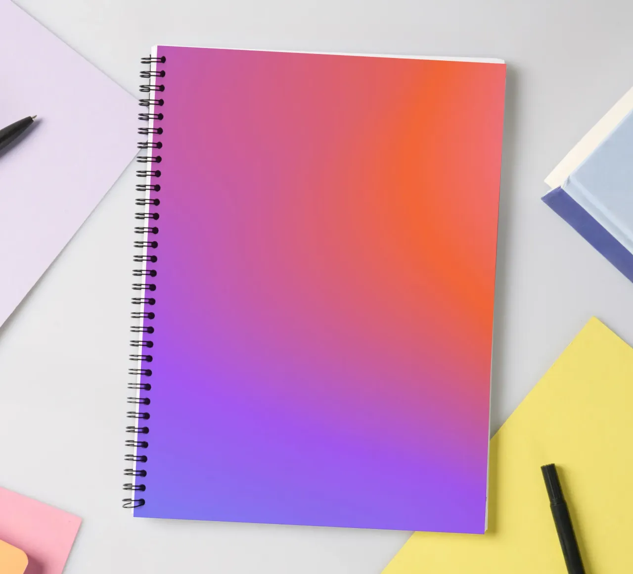 STUNNING notitieboek met spiraal van ÂME LIBRE STUDIO