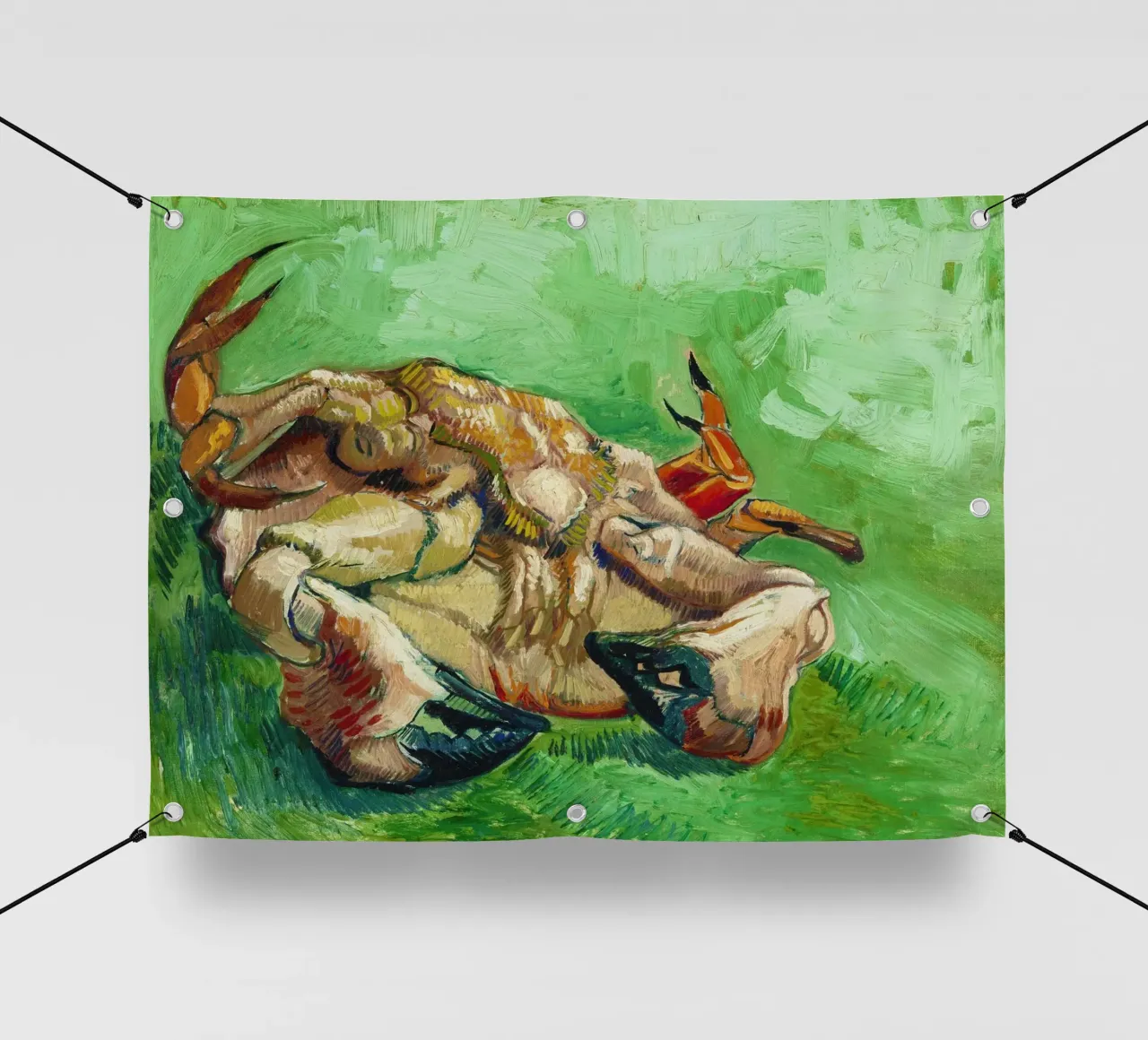 A Crab on Its Back (1889) by Vincent van Gogh pvc cover by Classic Art Prints