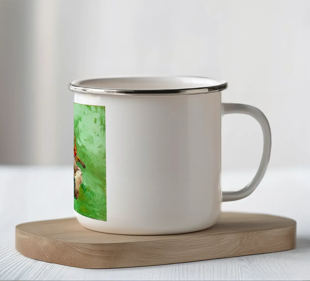 Un granchio sul dorso (1889) di Vincent van Gogh tazza in smalto da Classic Art Prints