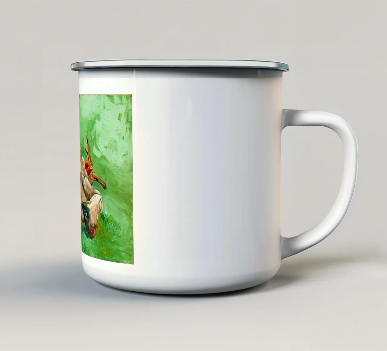 Un granchio sul dorso (1889) di Vincent van Gogh tazza in smalto da Classic Art Prints