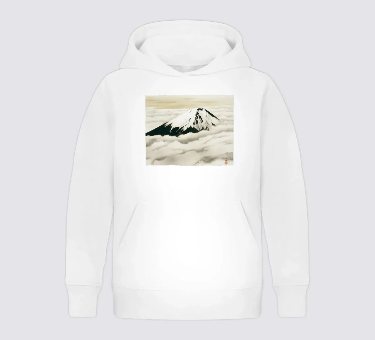 Lo spirito del Giappone di Yokoyama Taikan felpa bambino con cappuccio da Classic Art Prints