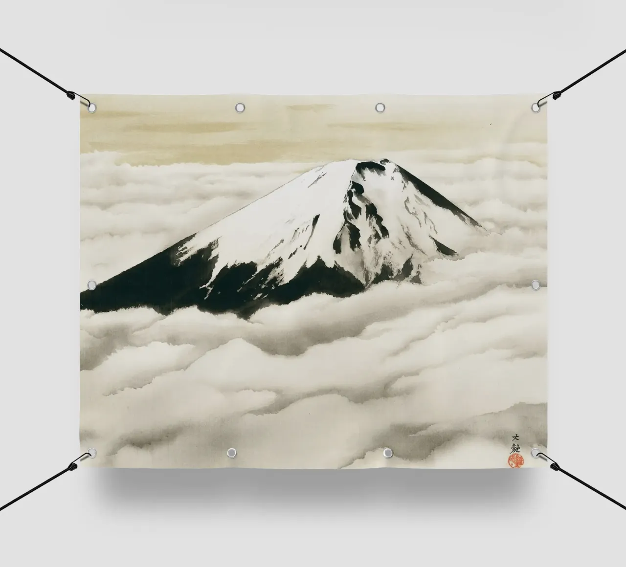 Lo spirito del Giappone di Yokoyama Taikan telo in pvc da Classic Art Prints