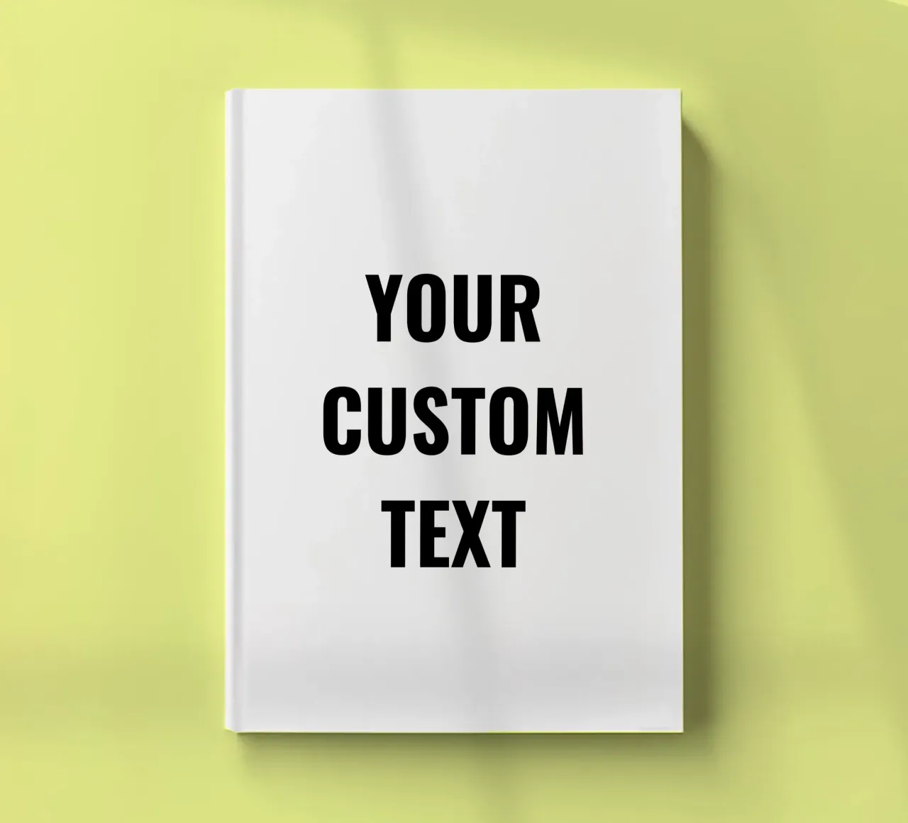 Your custom text, personalisierbar notebook by RB-Quotes
