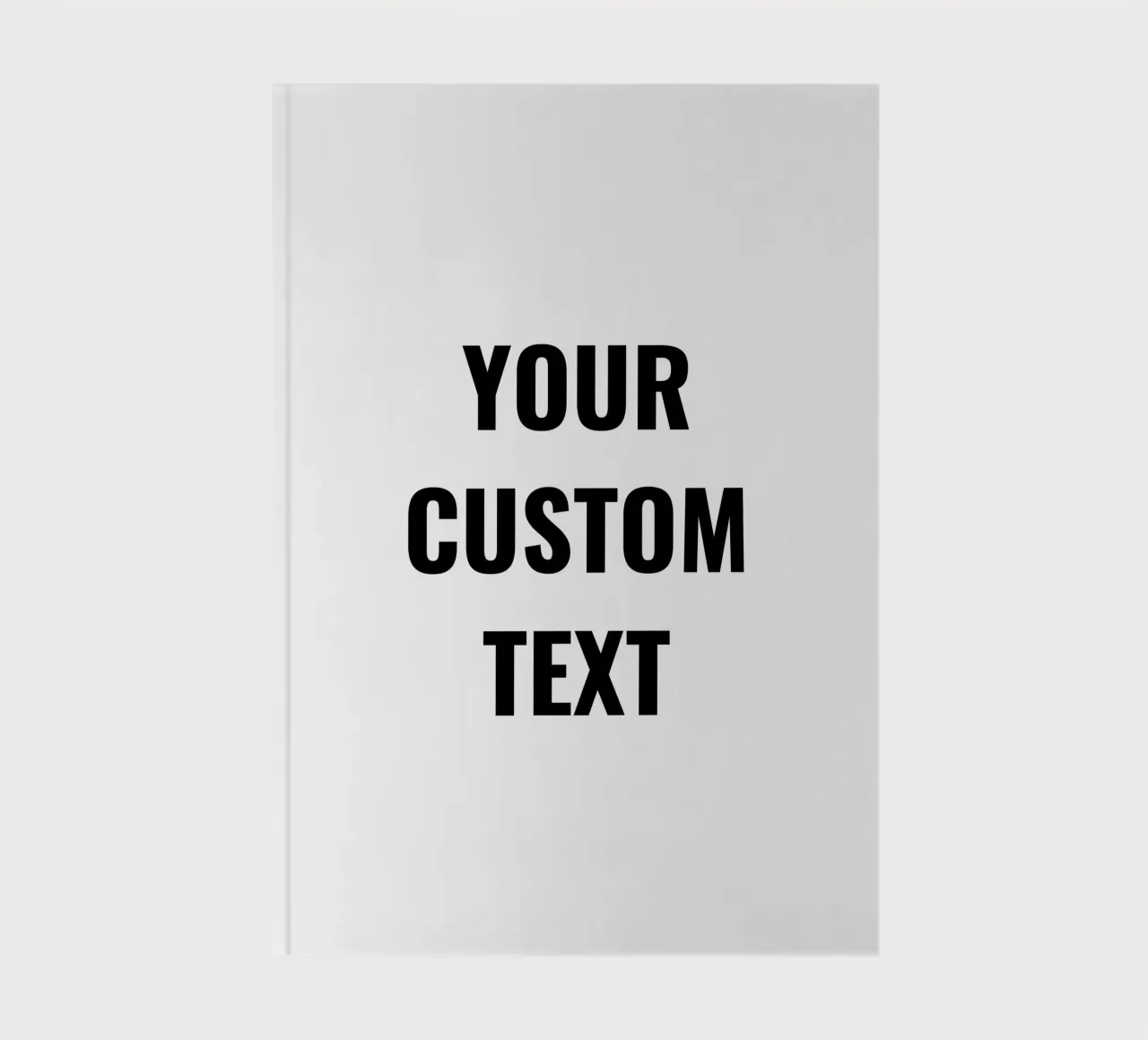 Your custom text, personalisierbar notebook by RB-Quotes