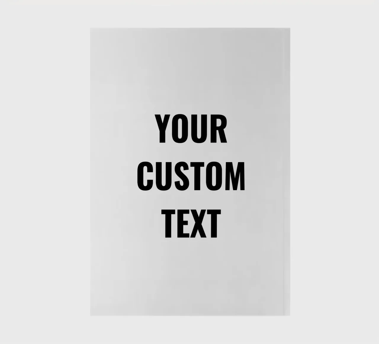 Your custom text, personalisierbar notebook by RB-Quotes