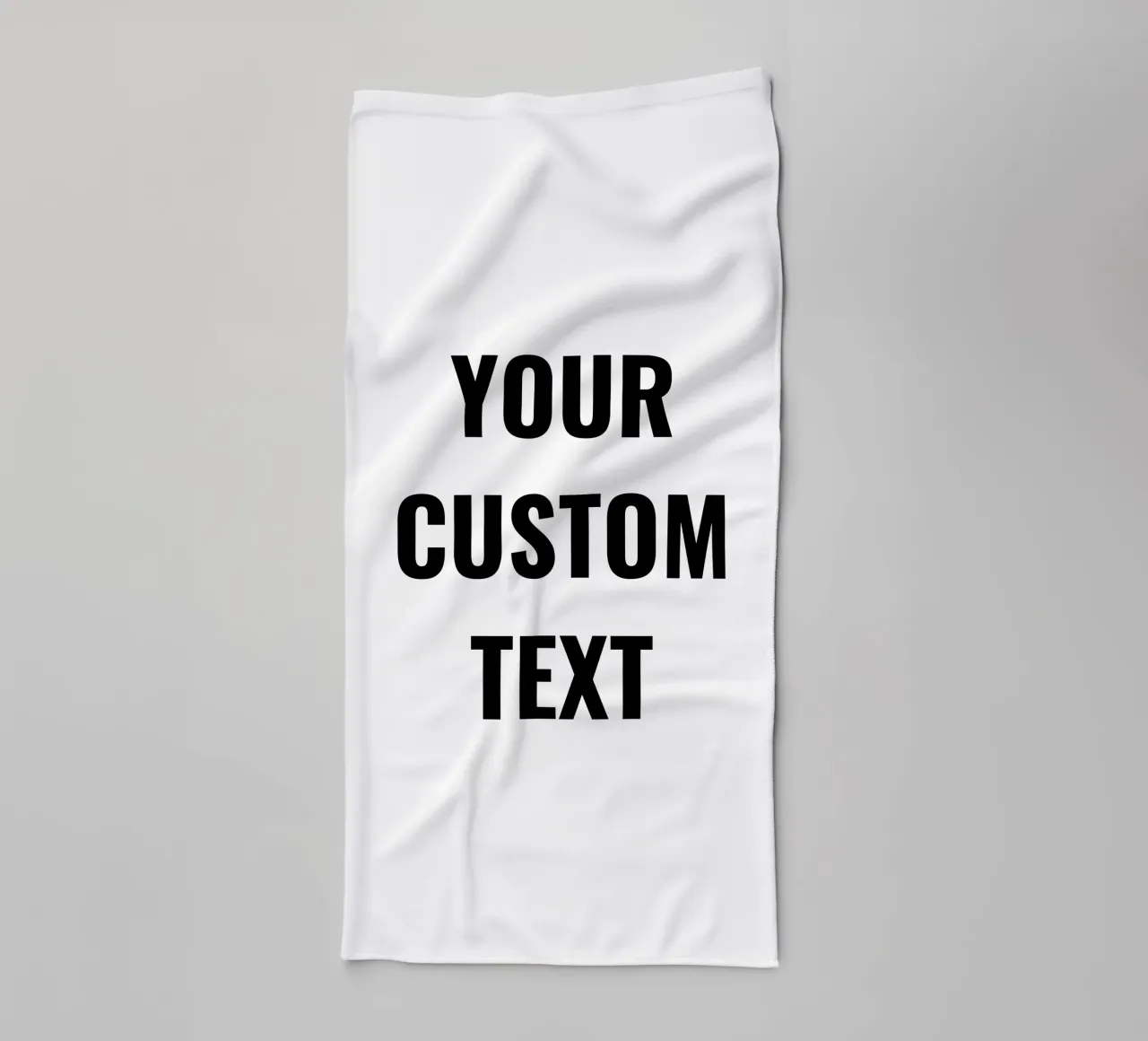 Your custom text, personalisierbar towel by RB-Quotes
