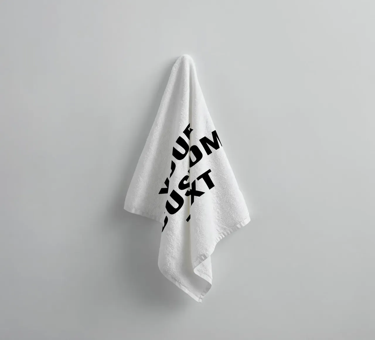 Your custom text, personalisierbar towel by RB-Quotes